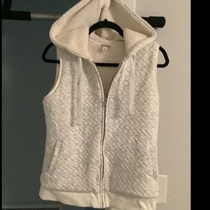 Cream winter vest